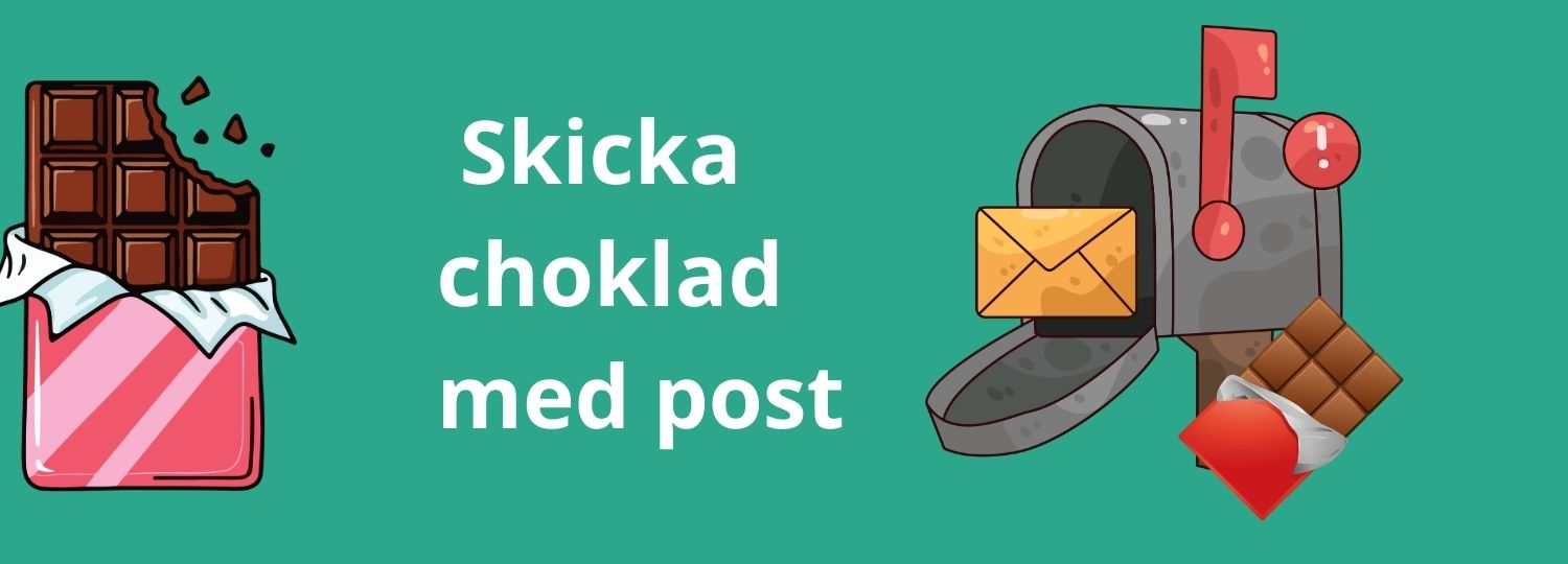 Skicka choklad med posten